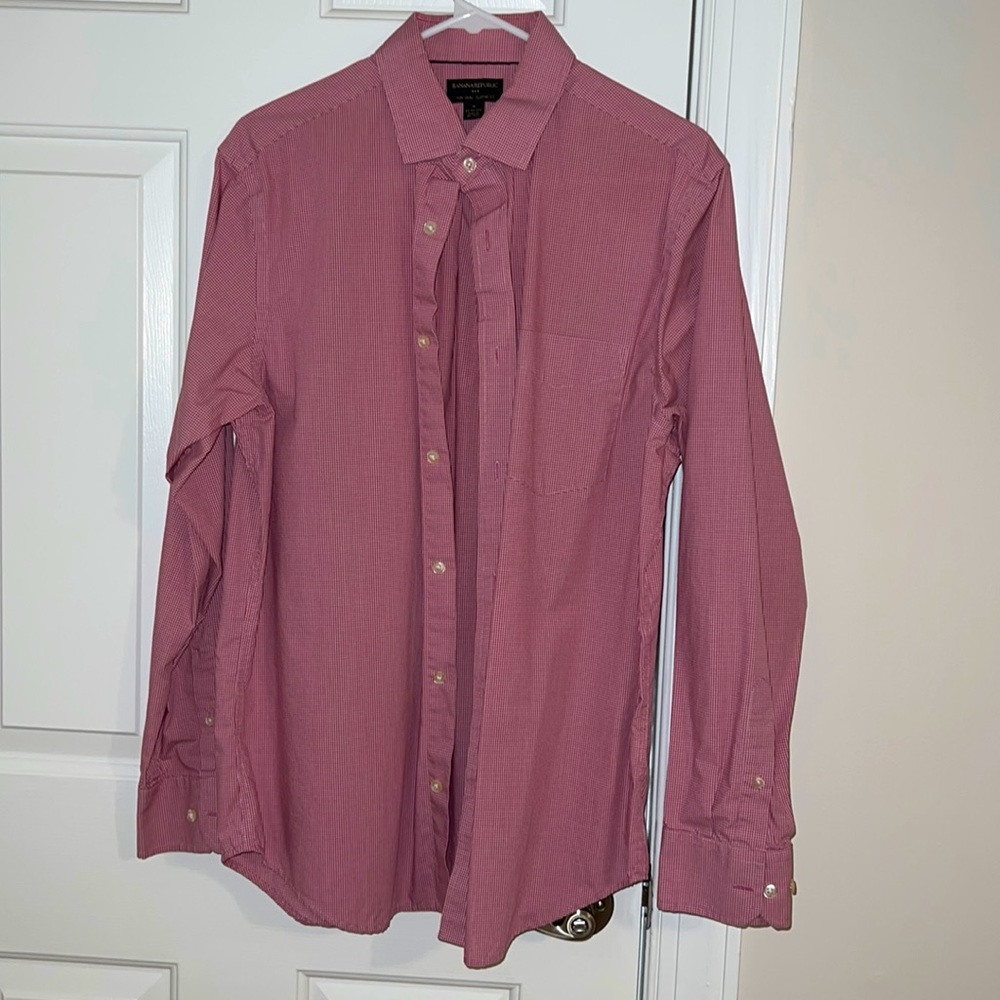 Banana Republic Derby Check Dress Shirt